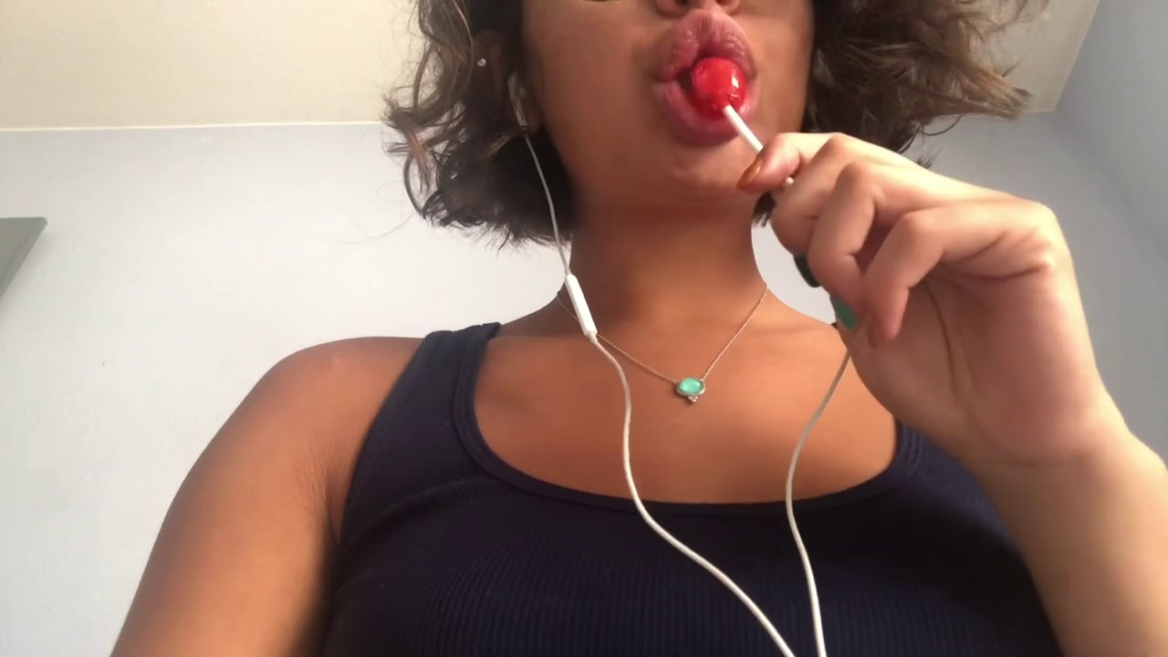 ASMR- LOLLIPOP, no talking, TINGLES HELP SLEEP