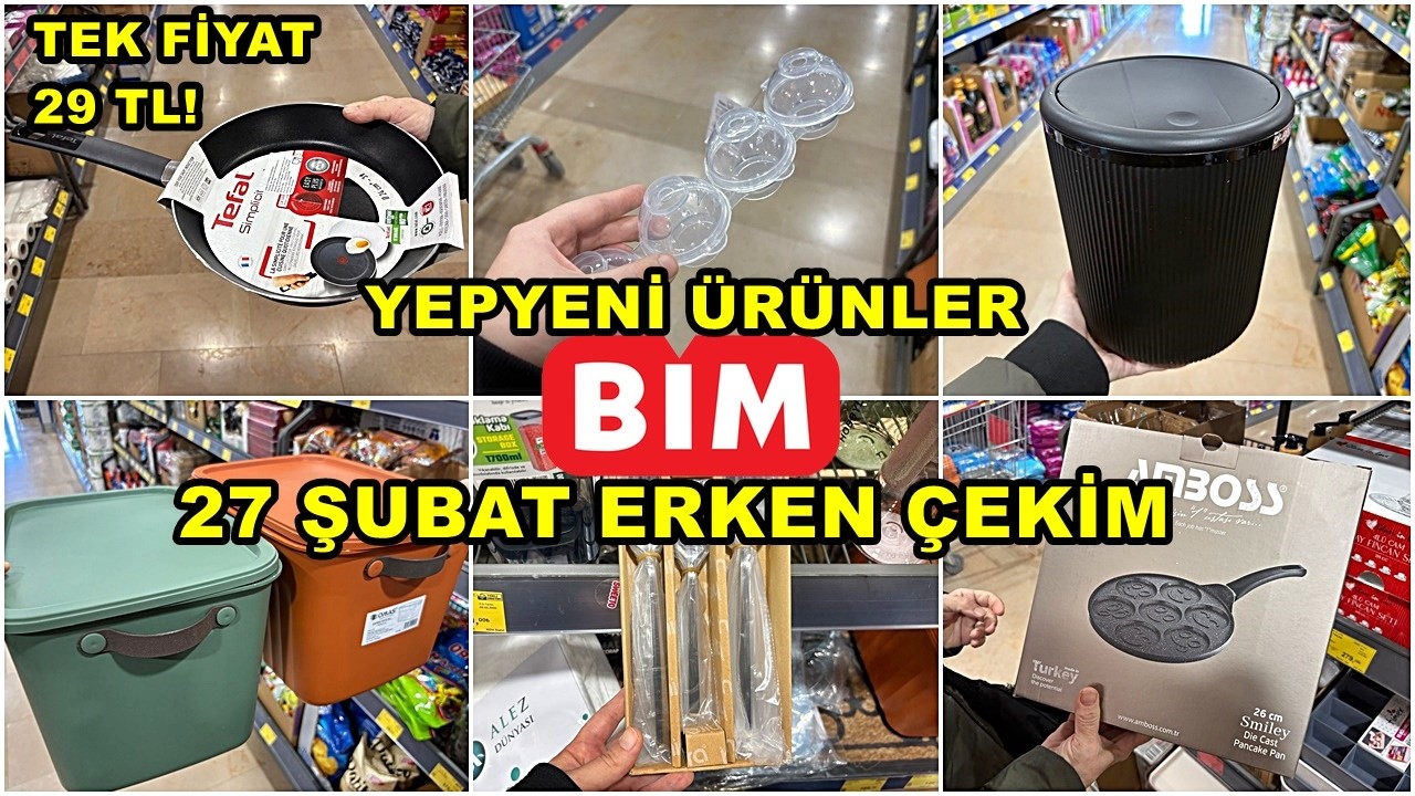 BİME GELDİ HEMEN ALDIK💃BİM 27 ŞUBAT 2026 CUMA💃/GERÇEK İLK VE TEK ERKEN ÇEKİM❗️/YEPYENİ ÜRÜNLER/