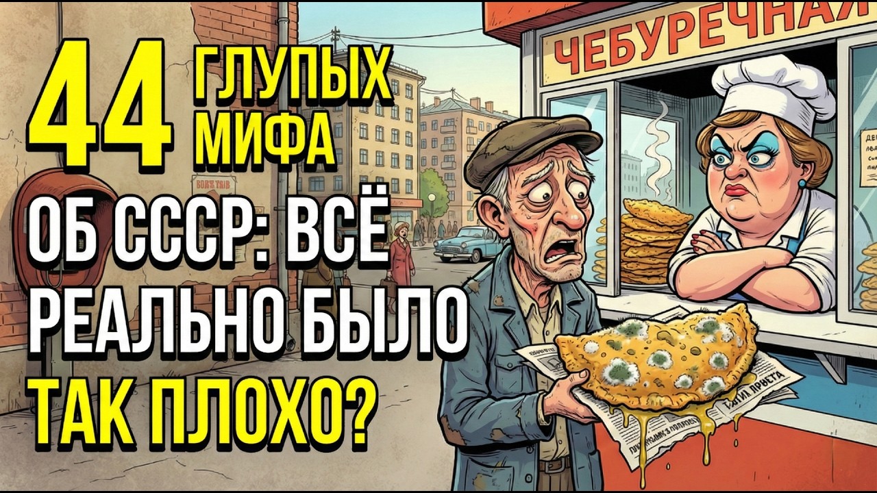 44 подлых мифа об СССР: как нас ЗАСТАВИЛИ ненавидеть прошлое