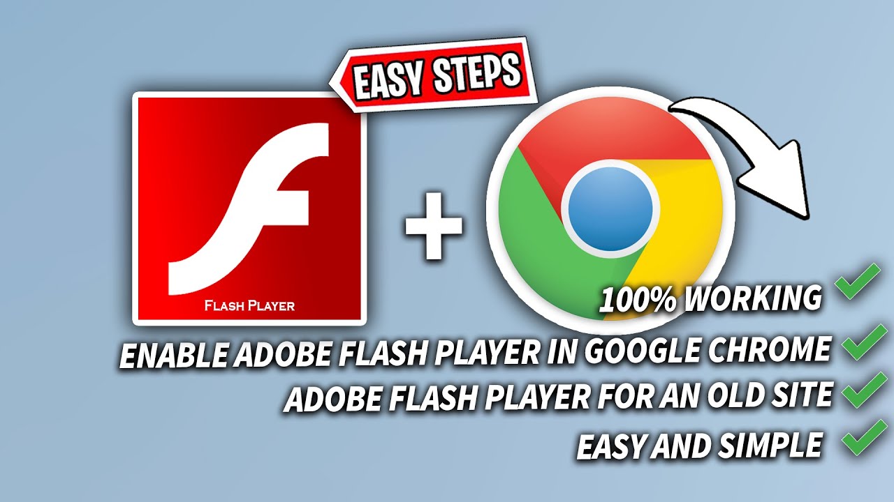 How to Enable Adobe Flash Player in Google Chrome - Easy and Simple (100% Working)✅