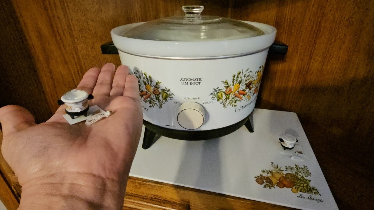 Я сделала миниатюрную копию своей мультиварки Corningware 