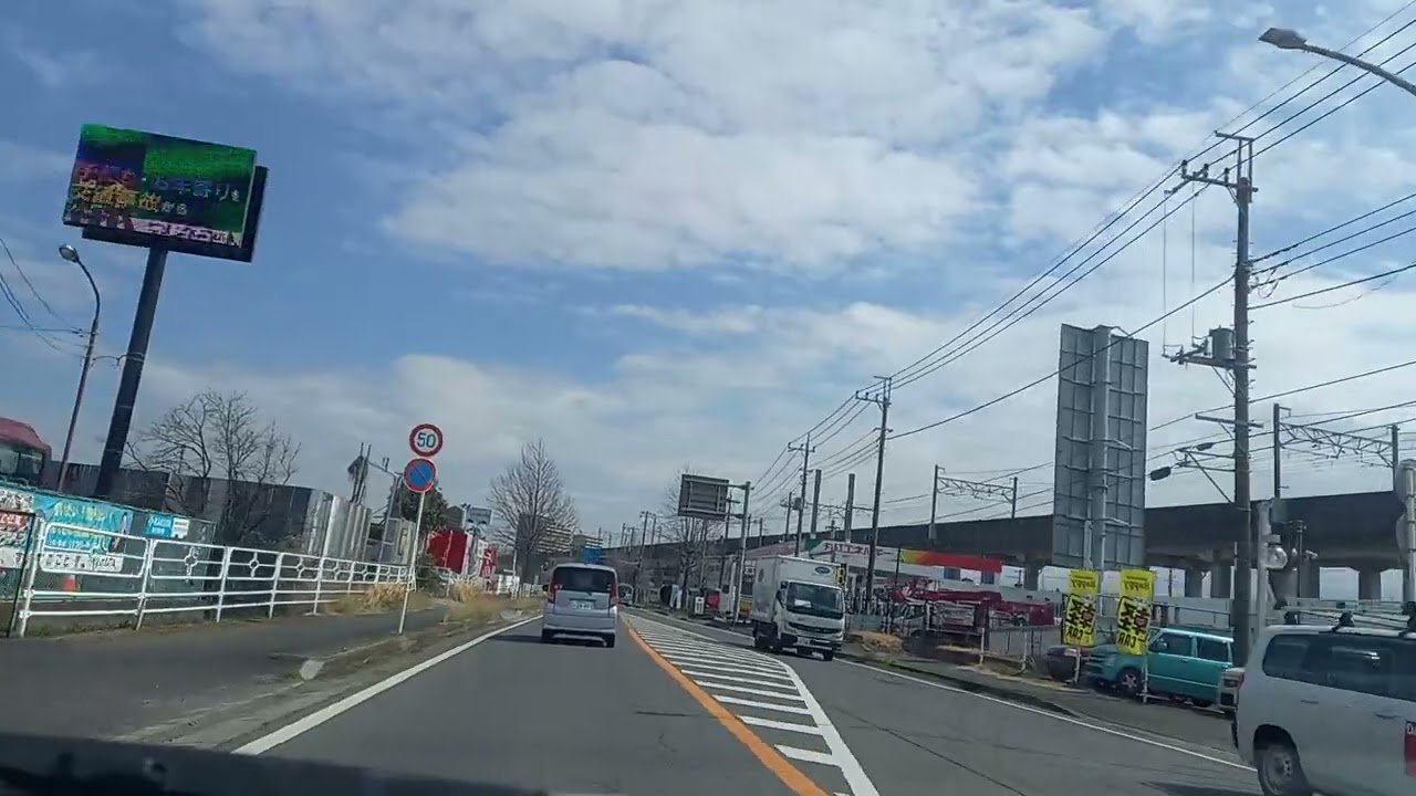 『Drive　松戸』北総線・矢切駅から北総線・松飛台駅　Matsudo　２０２６・３・１６　Mon　Japan　Chiba