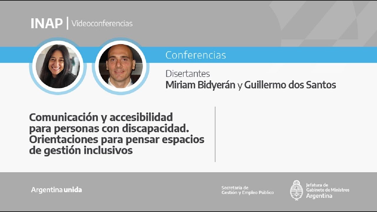 Comunicación y accesibilidad para personas con discapacidad.
