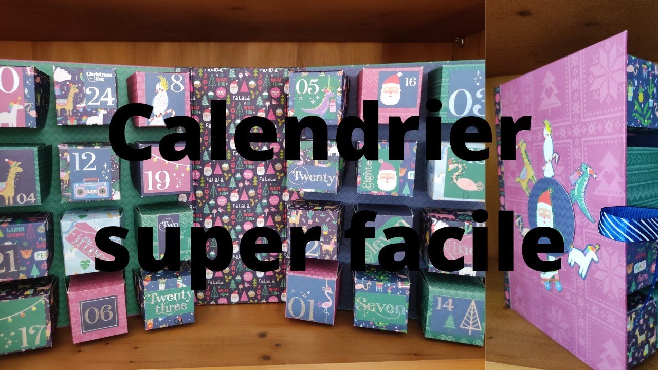 Tuto calendrier de l'avent 2022 facile et petit budget #action