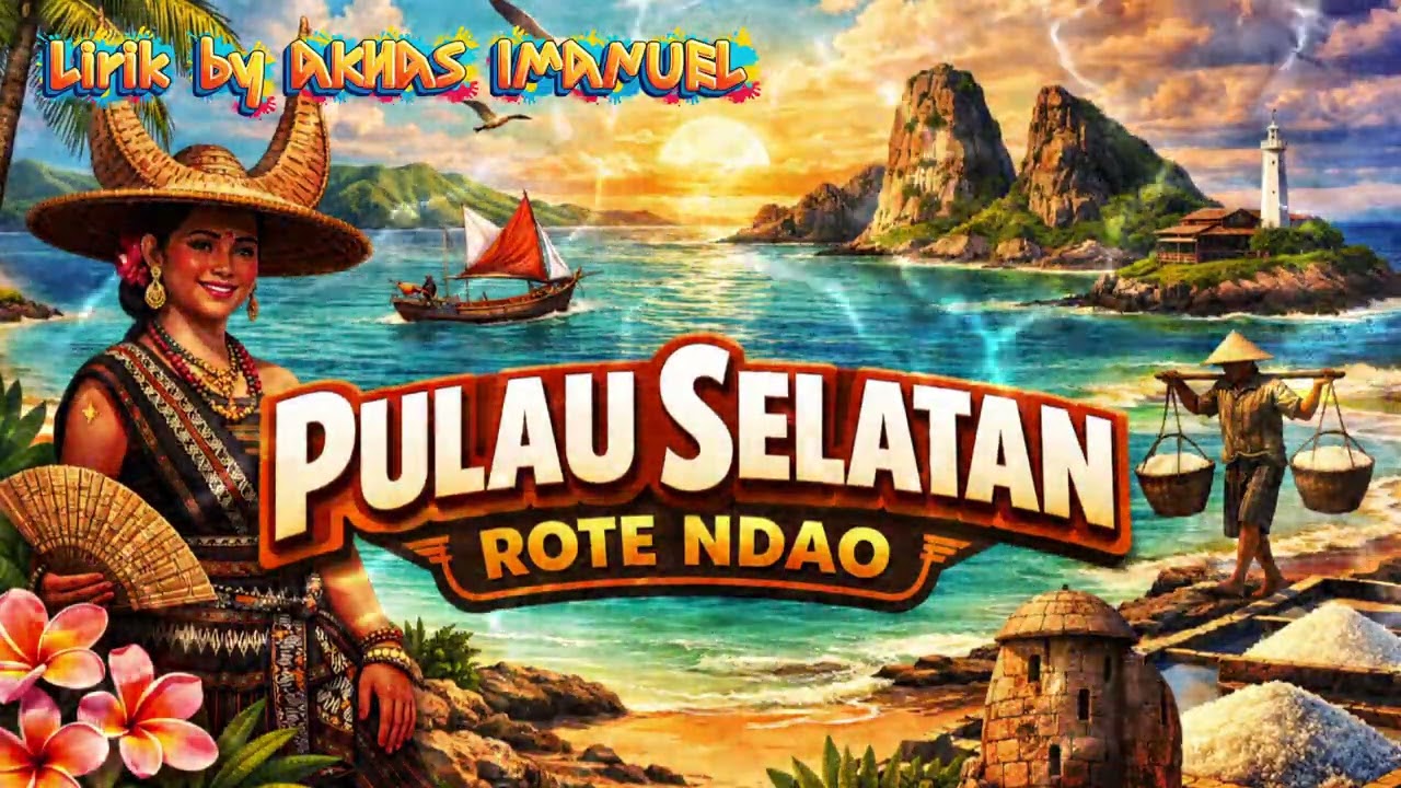 PULAU SELATAN ROTE NDAO | LAGU ROTE TERBARU | LIRIK by AKHAS IMANUEL