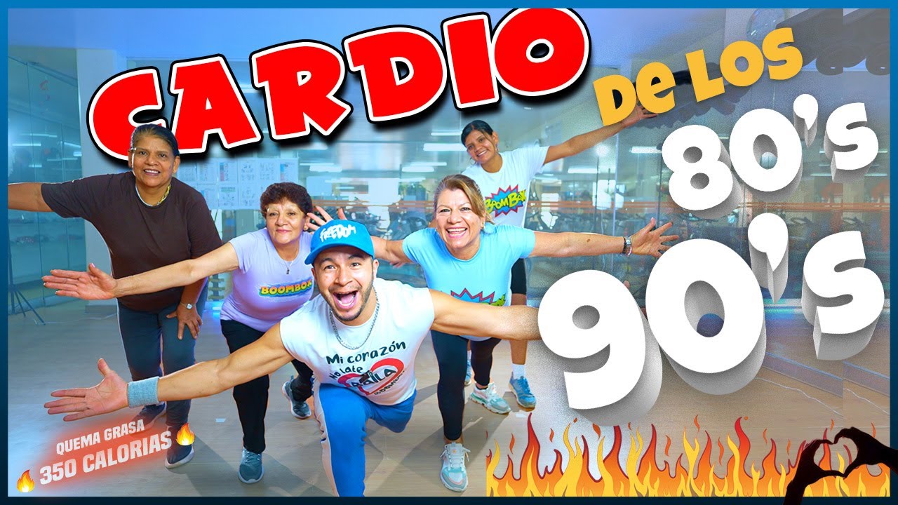 Cardio para BAJAR Peso RAPIDO con CLASICOS de los 80 y 90 🔥🔥 DANCE HITS 🔥🔥 Perder PESO BAILANDO