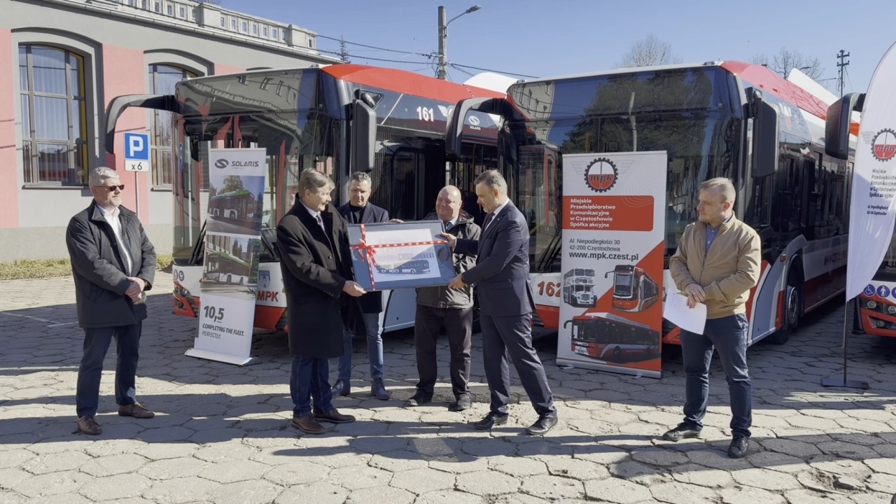 Częstochowa stawia na czyste powietrze - MPK ma nową flotę elektryków