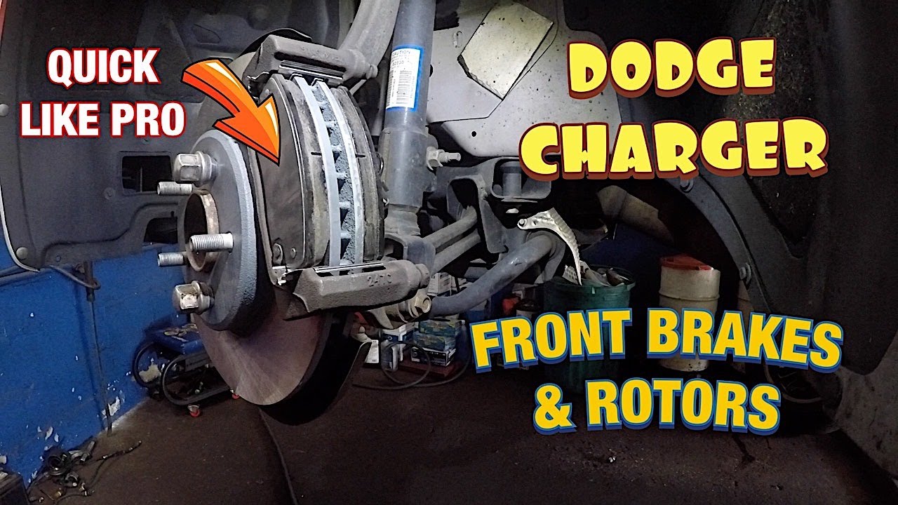 How to replace front brake pads on 2015  Dodge charger