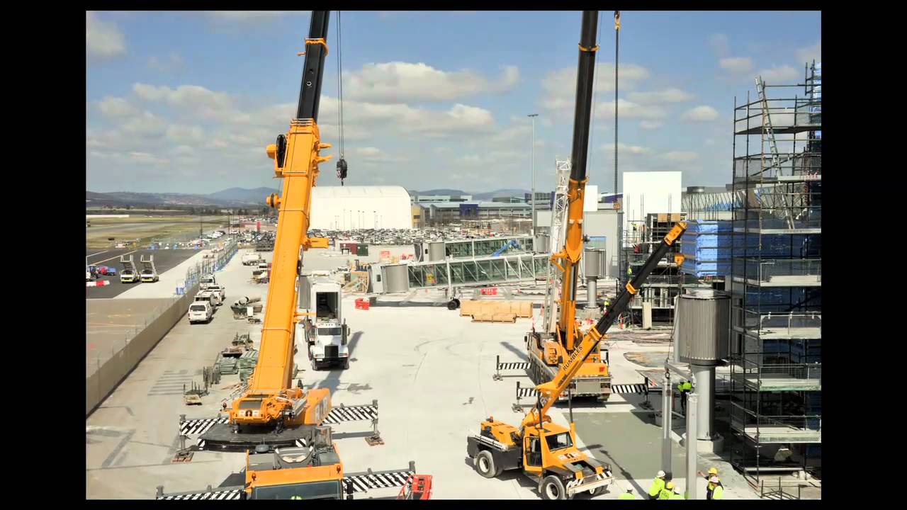 Canberra Airport Aerobridge Install
