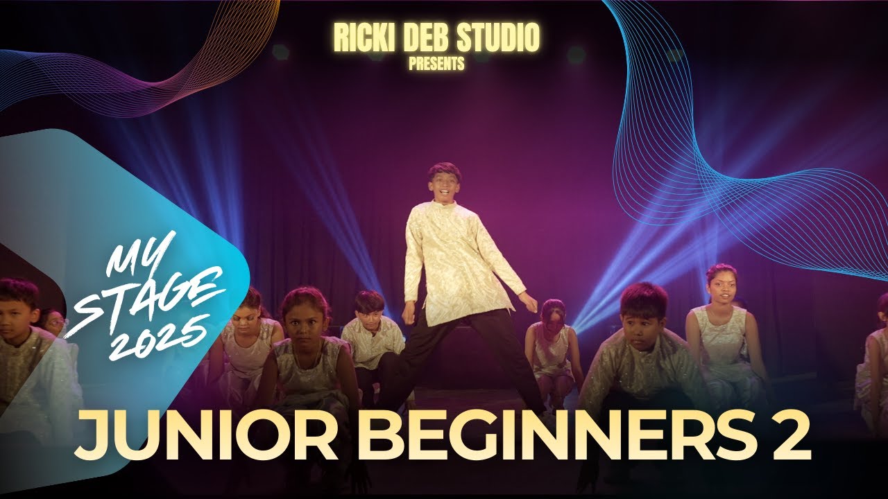 My Stage 2025 | Saddi Gali | Tainu Leke | Bijuria | Junior Beginners 2 | Ricki Deb Studio