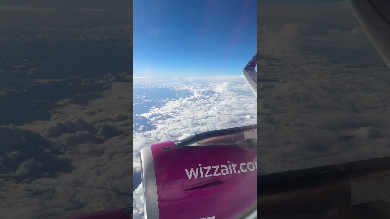 Wizz air ✈️ #wizzair #airplane #fly #flightvideo #plane #airplaneflying