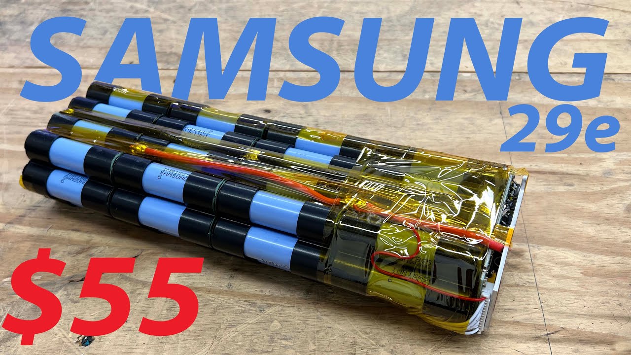 Аккумуляторные батареи Samsung 29e eBike стоимостью 48 В за 55 долларов