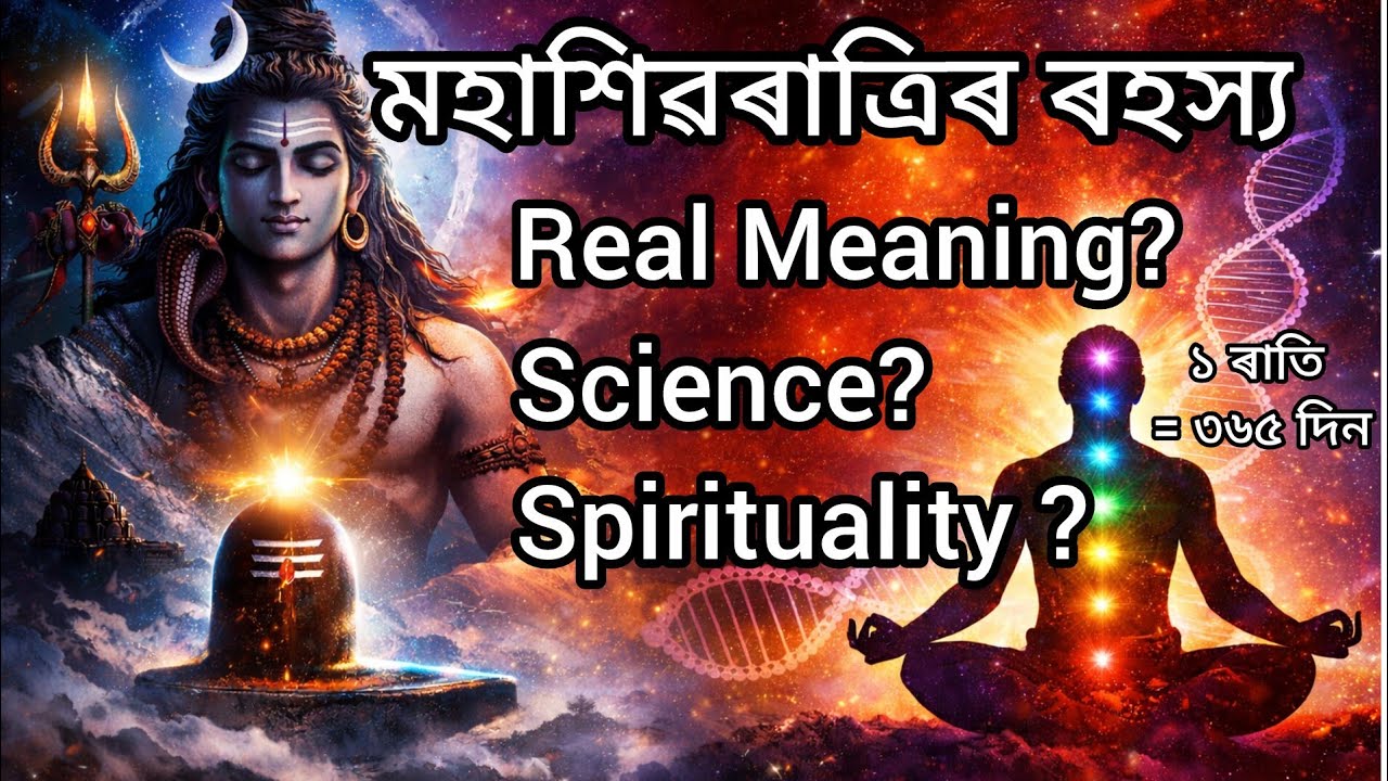 মহাশিৱৰাত্ৰিৰ ৰহস্য 🔱 | Real Meaning of Mahashivaratri | Science & Spirituality🙏