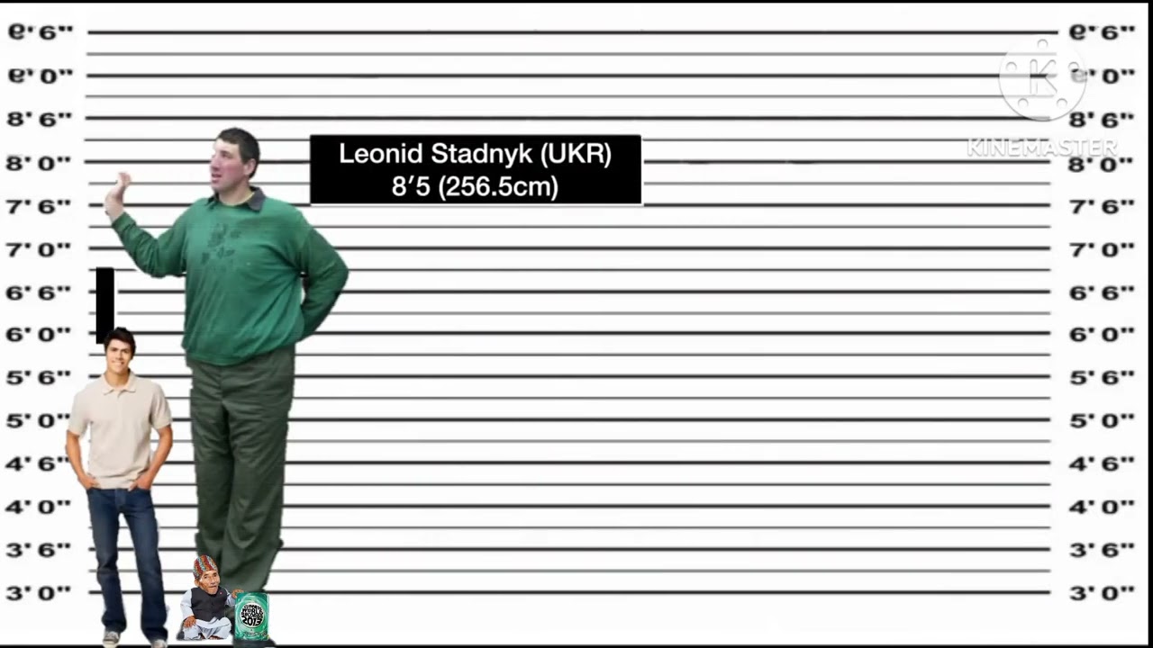 tallest people on earth (including unverified giants)