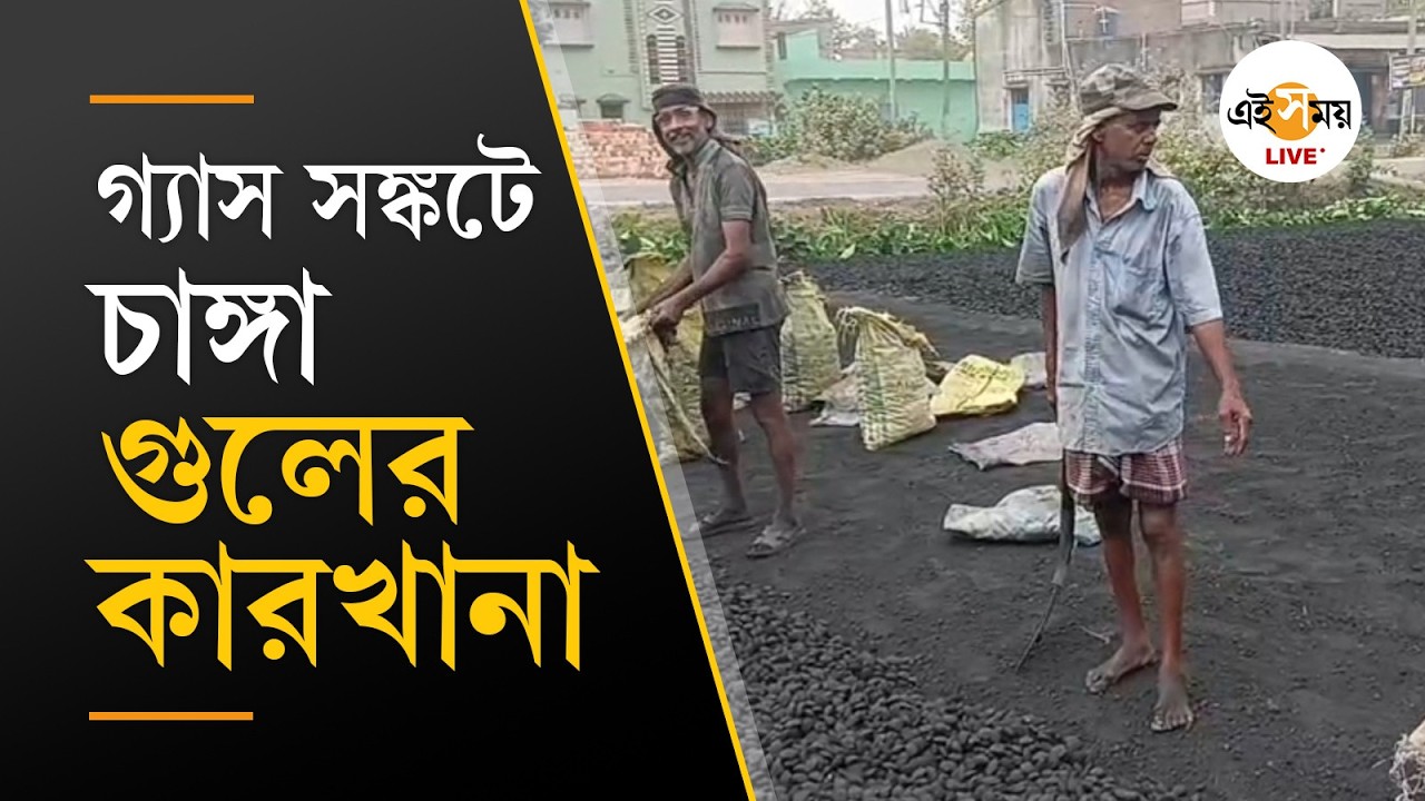 LPG Crisis ।  LPG আকালে বিক্রি বেড়েছে গুল-কয়লার | Ei Samay