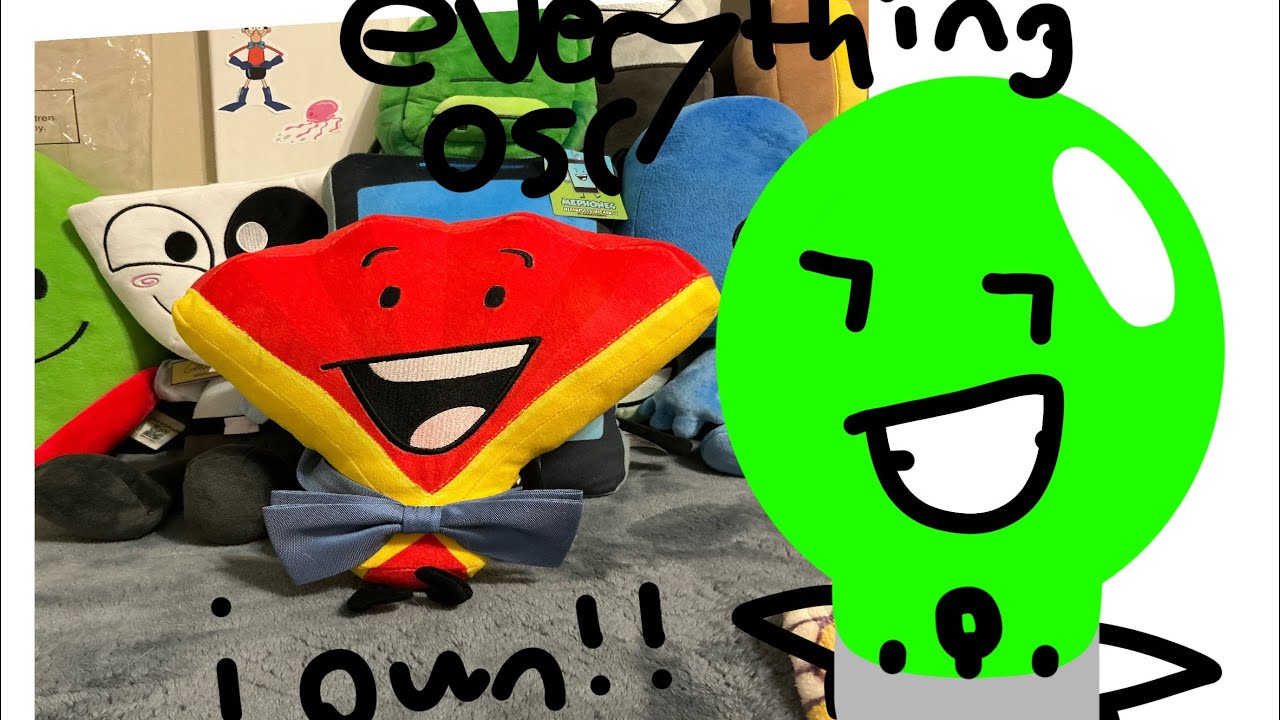 Entire OSC Merch collection! (Plushies, pins, posters, lamps, etc.)