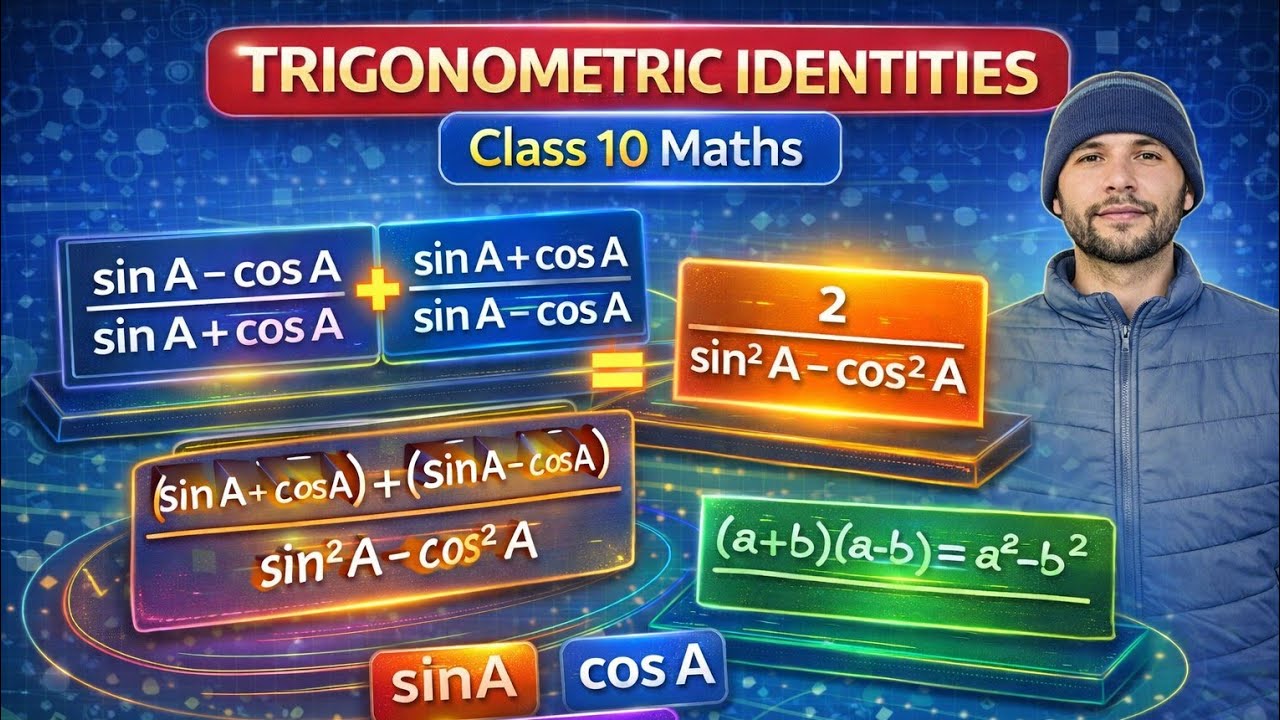 sinA-cosA/sinA+cosA + sinA+cosA/sinA-cosA |(sinA − cosA)/(sinA + cosA) + (sinA + cosA)/(sinA − cosA)