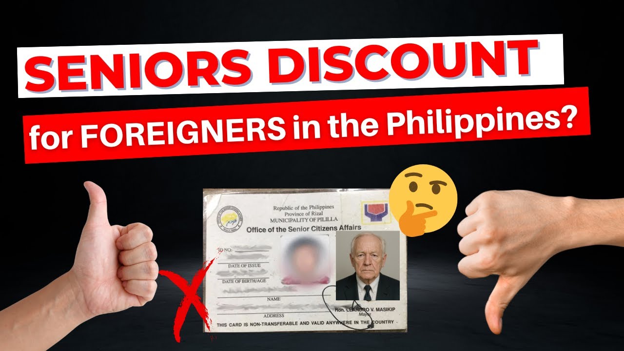 PH Government Issues Advisory for Foreigners Using Senior Citizen Discounts
