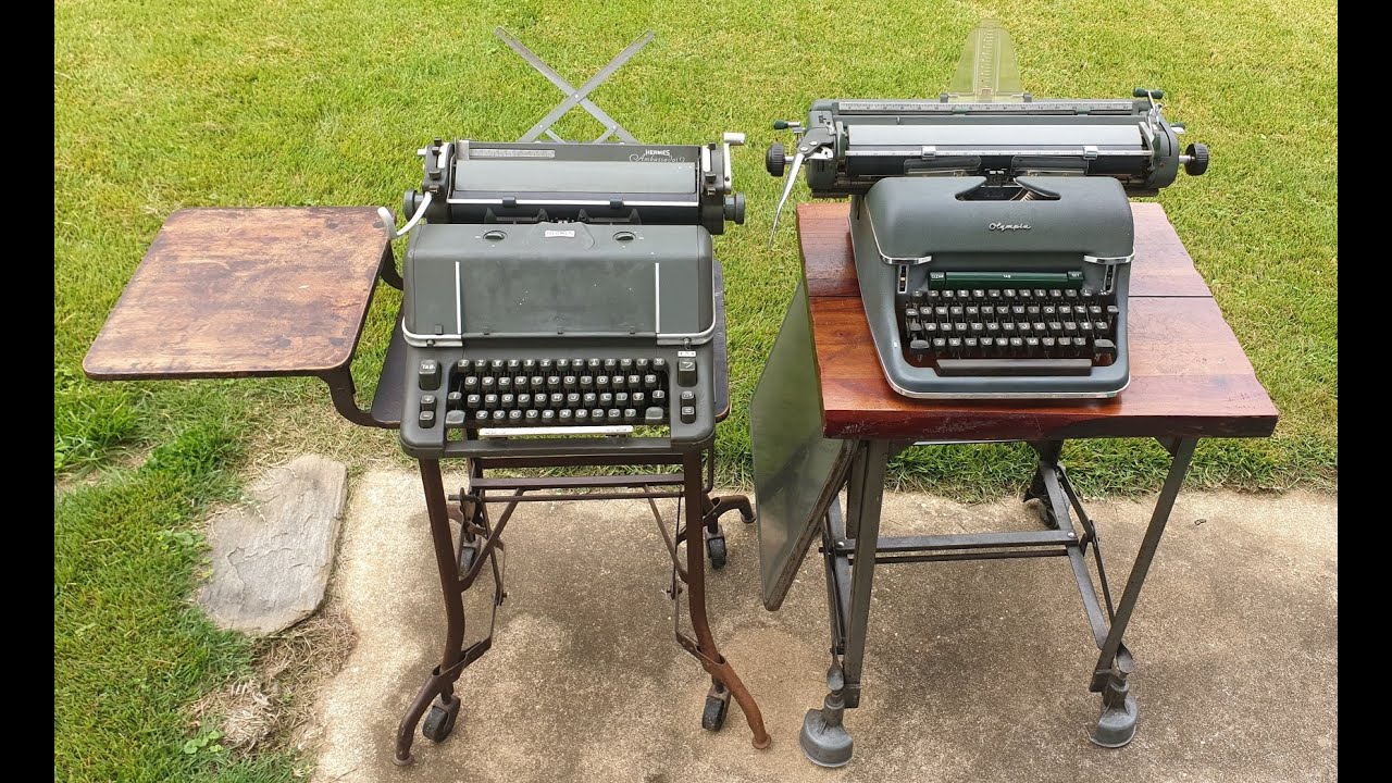 Comparison between Hermes Ambassador (1953) and Olympia SG1 (1956)
