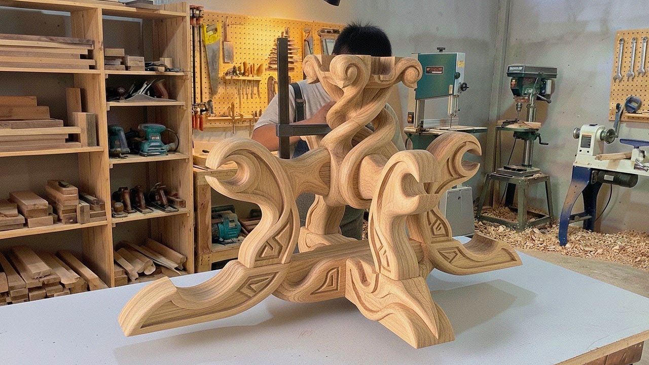 Unbelievable! A Young Carpenter’s Brilliant Idea Behind This One-of-a-Kind Hand-Carved Coffee Table