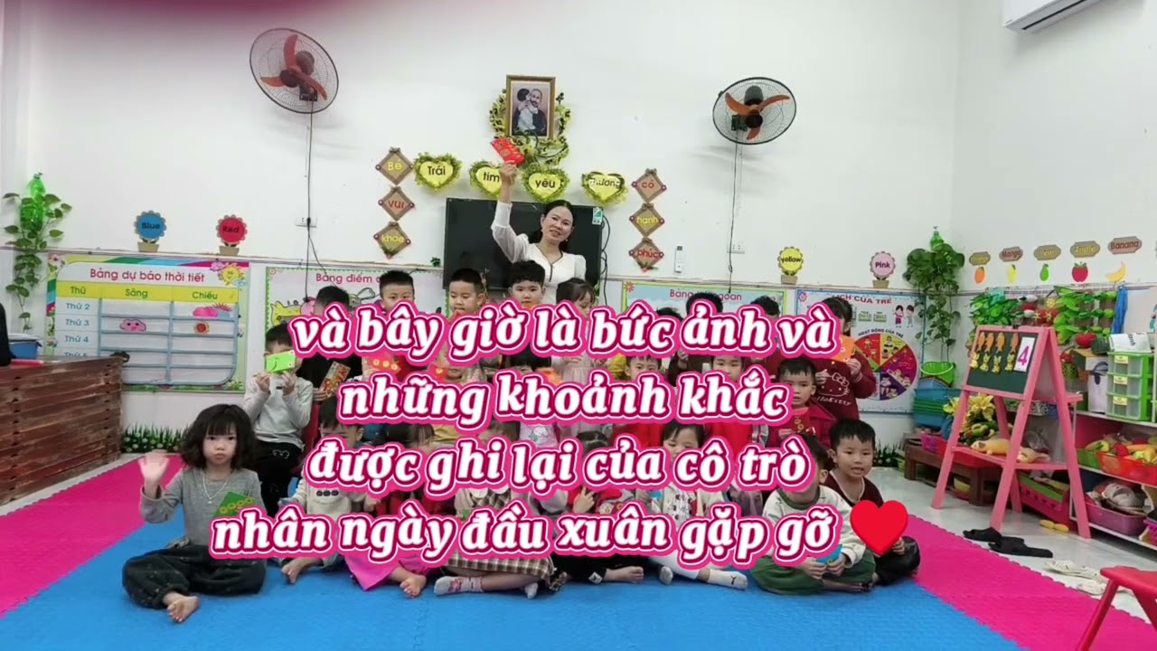 Cô trò lớp 4tuổi A2 cùng gặp gỡ đầu xuân năm mới 2026