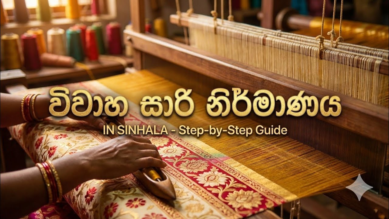 ​සැබෑ වූ හීනය - මගේ මංගල සාරිය.#WeddingSaree #SareeMaking #BridalLook#SriLankanBride #TraditionalArt