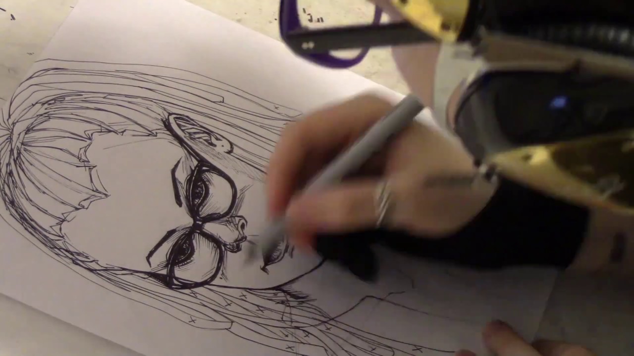 Sharpie Speed Sketch #1 - Cosima Niehaus