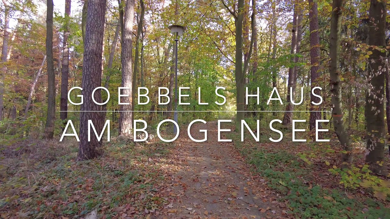 Goebbels Landsitz am Bogensee in 4K