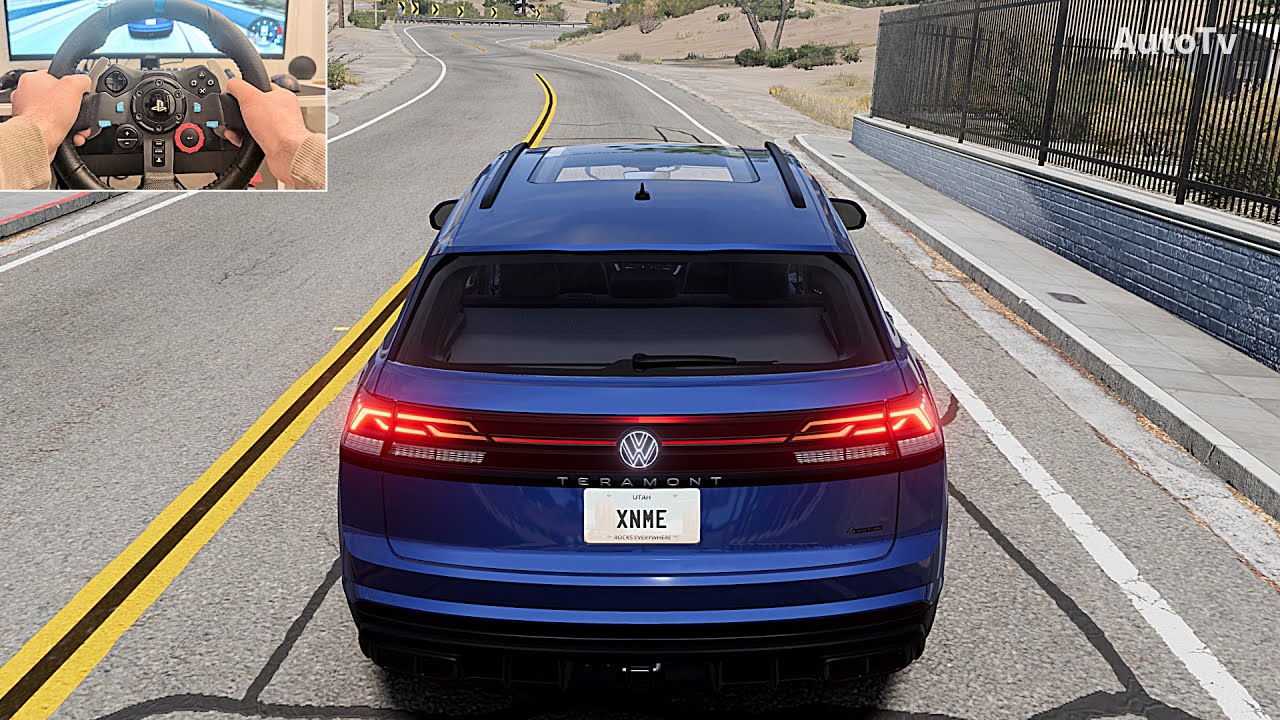 2024 Volkswagen Teramont - BeamNG Drive Gameplay & Crash Test | Logitech G29