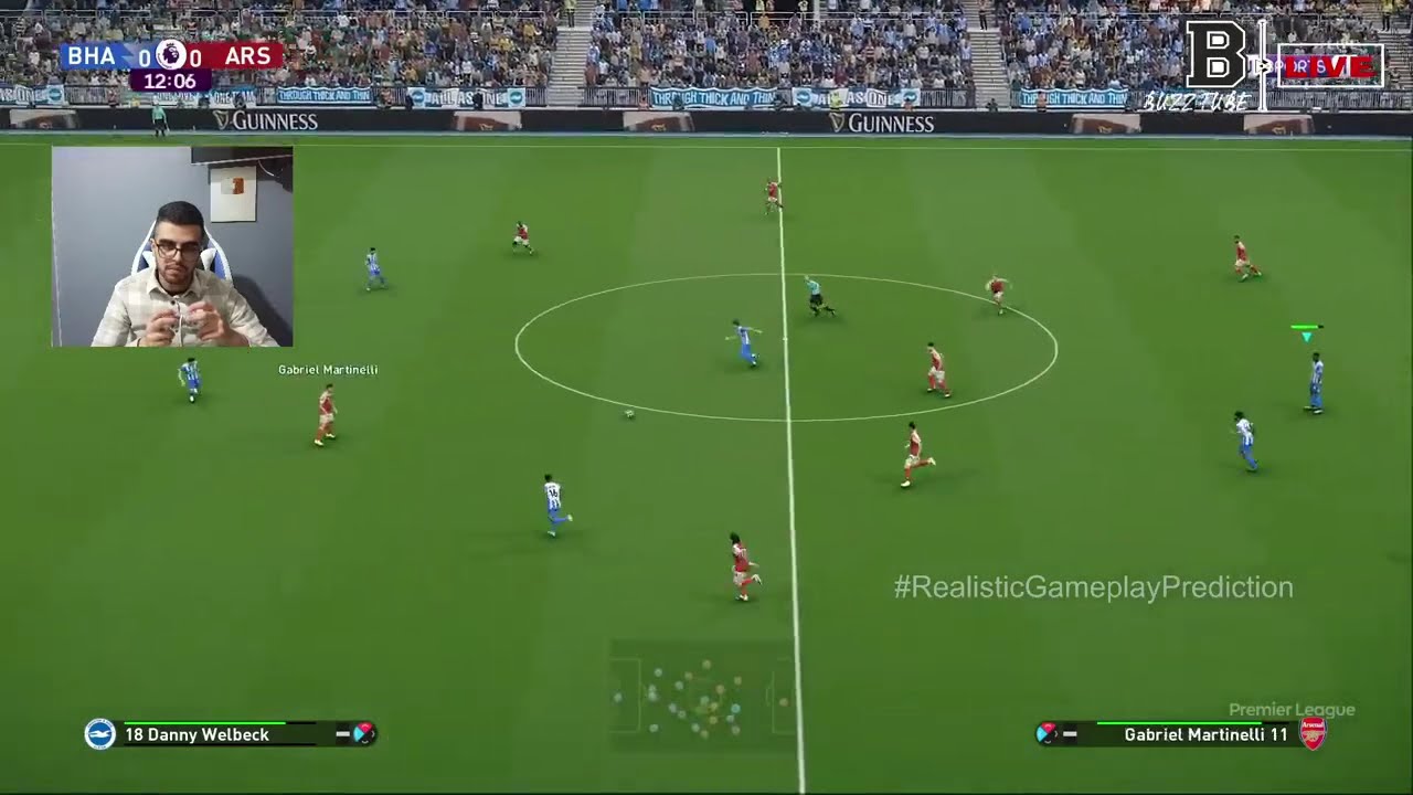 🔴LIVE Arsenal vs Brighton | Premier League 2026 | Today's match simulation