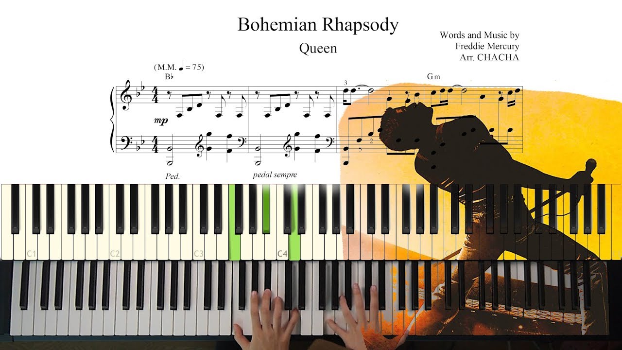 🎹 보헤미안 랩소디(퀸)Piano cover + 악보