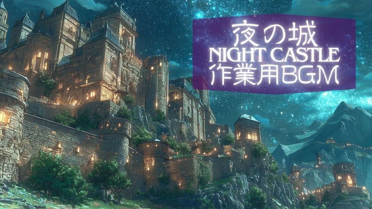 ケルト音楽｜夜の城｜静寂に包まれるCeltic Lo-fi for Focus