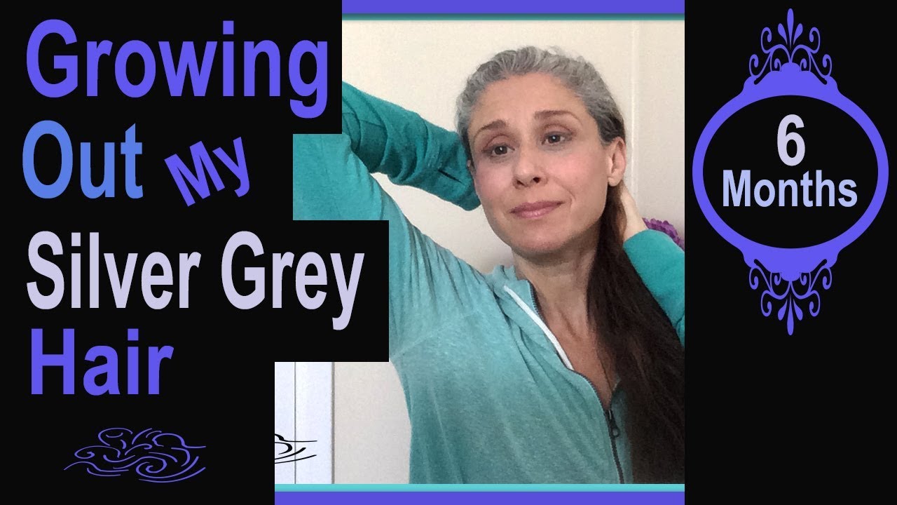 Growing Out My Silver Grey Hair ~ Month 6