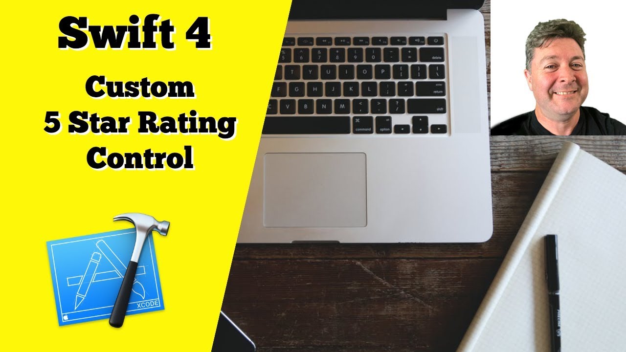 Swift 4: Five Star Customer UIControl for Uber 5 Star Ratings. Learn Swift with Xcode 9 and iOS 11