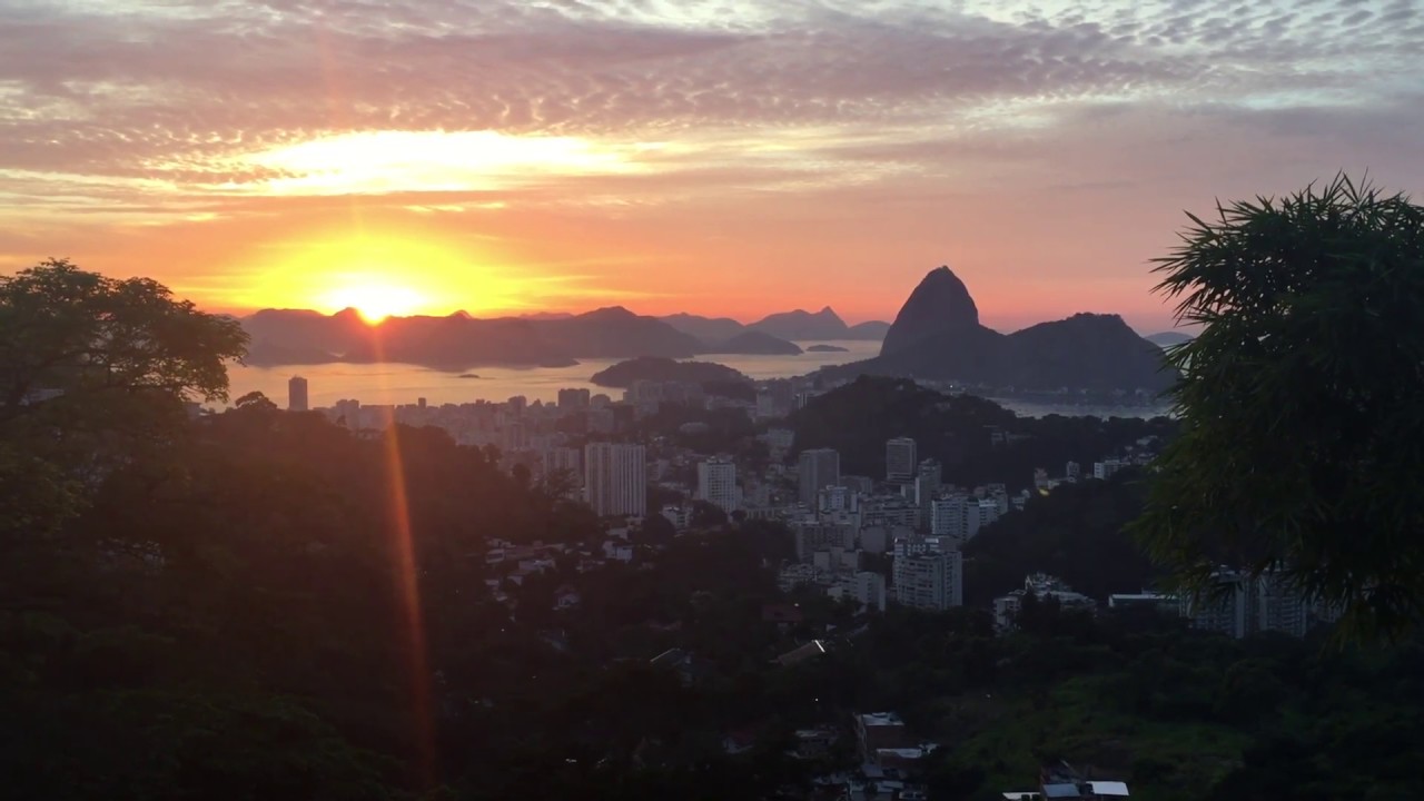 Sunrise in Rio de Janeiro, Brazil