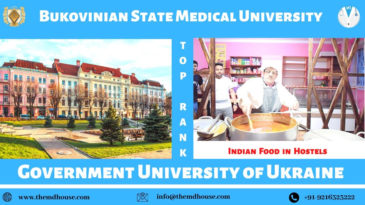 Bukovinian State Medical University I Indian Food in Ukraine University I MBBS IN UKRAINE