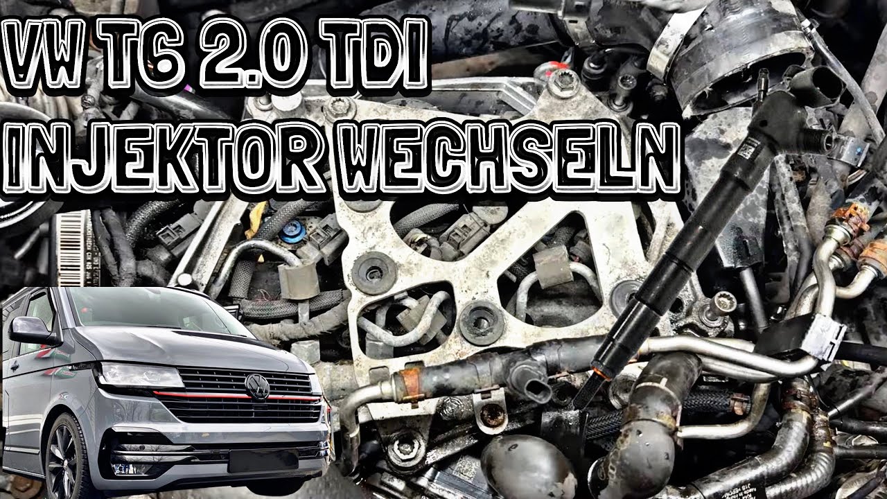 VW T6 2.0 TDI | *CXHA* | Injektoren wechseln | Drehmomentwerte | Injector Replacement