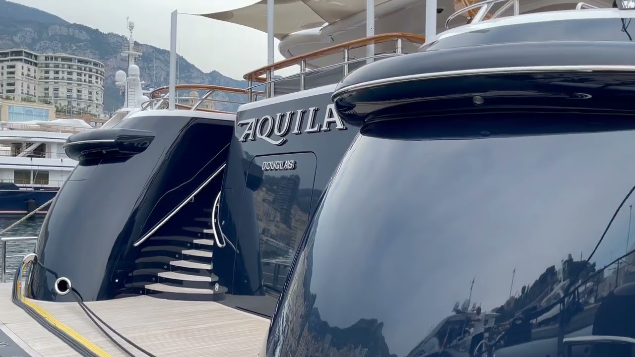 Ann Walton Kroenke's Stunning $150M Superyacht M/Y AQUILA 85.6 meters @archiesvlogmc