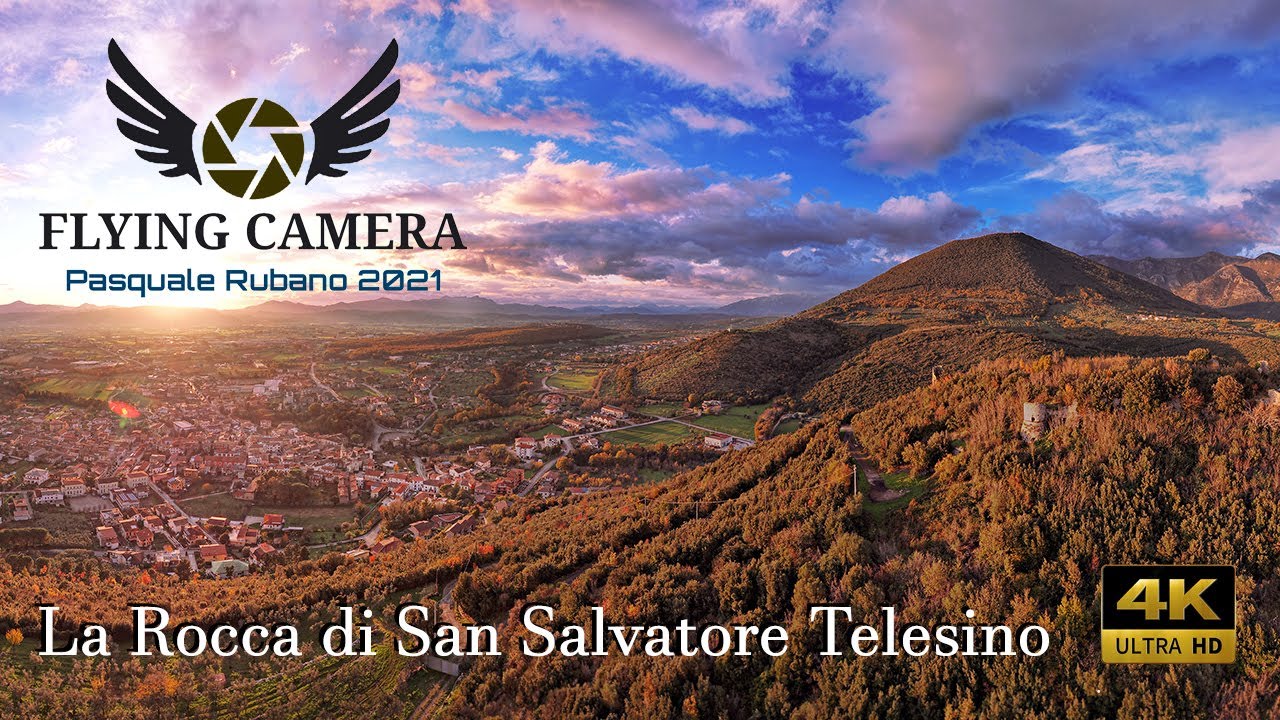 LA ROCCA DI SAN SALVATORE TELESINO - Volo in 4K
