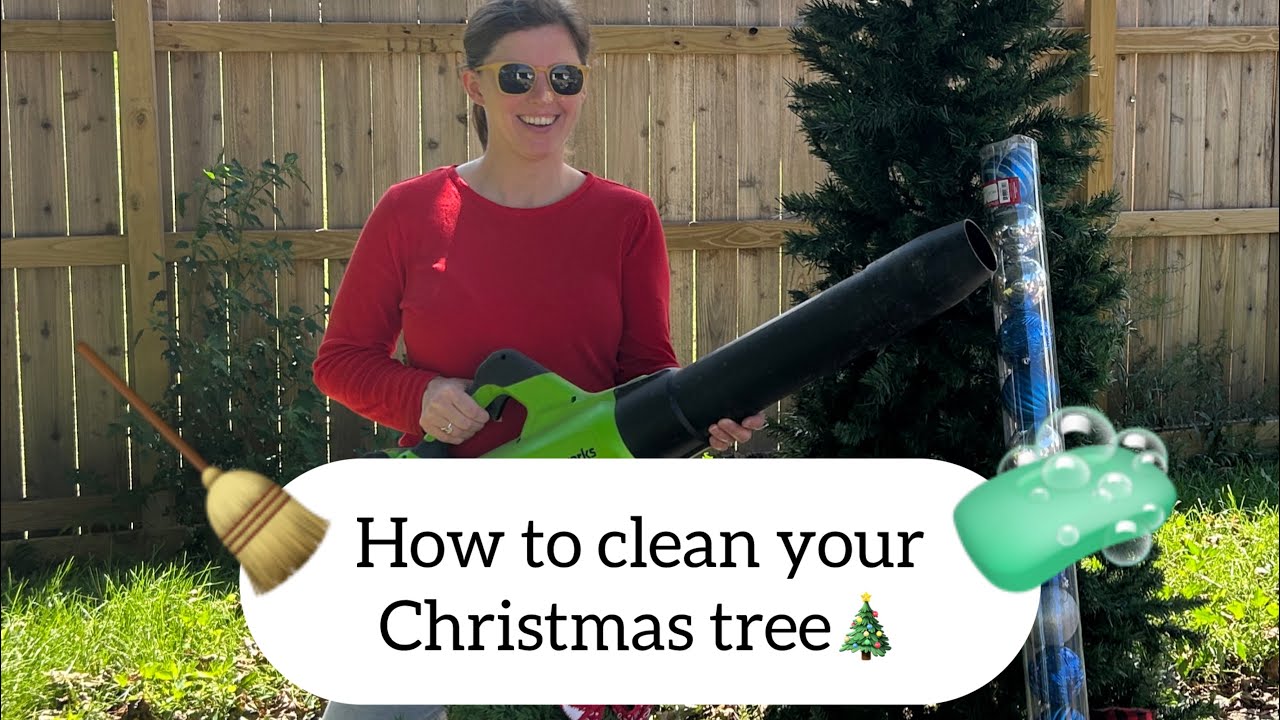 🎄🧹How to clean your Christmas tree 🧼🎄