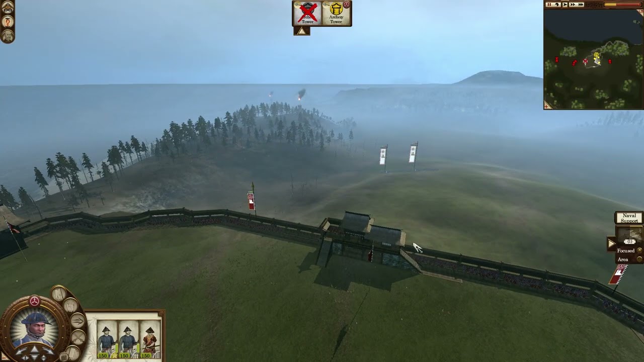 Let's Play Shogun 2 Fall Of The Samurai Tosa Run-Defending The Walls