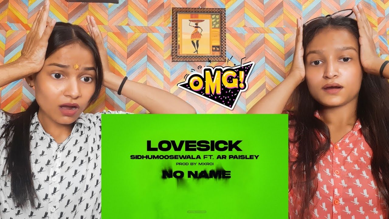 Reaction on LOVE SICK : SIDHU MOOSE WALA | Legend | AR Paisley | Mxrci | Reactions Hut |