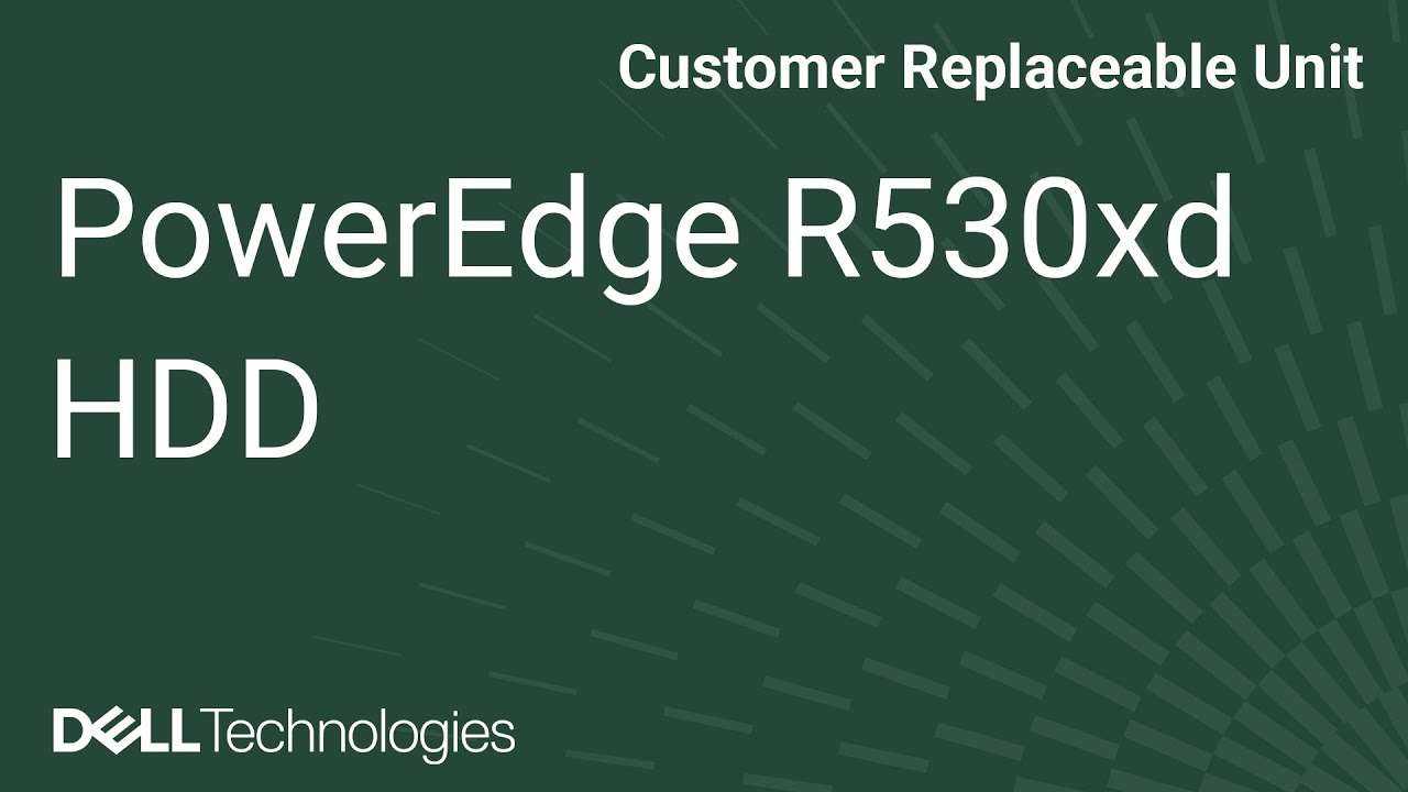 PowerEdge R530xd: Install/Remove Internal HDD Carrier