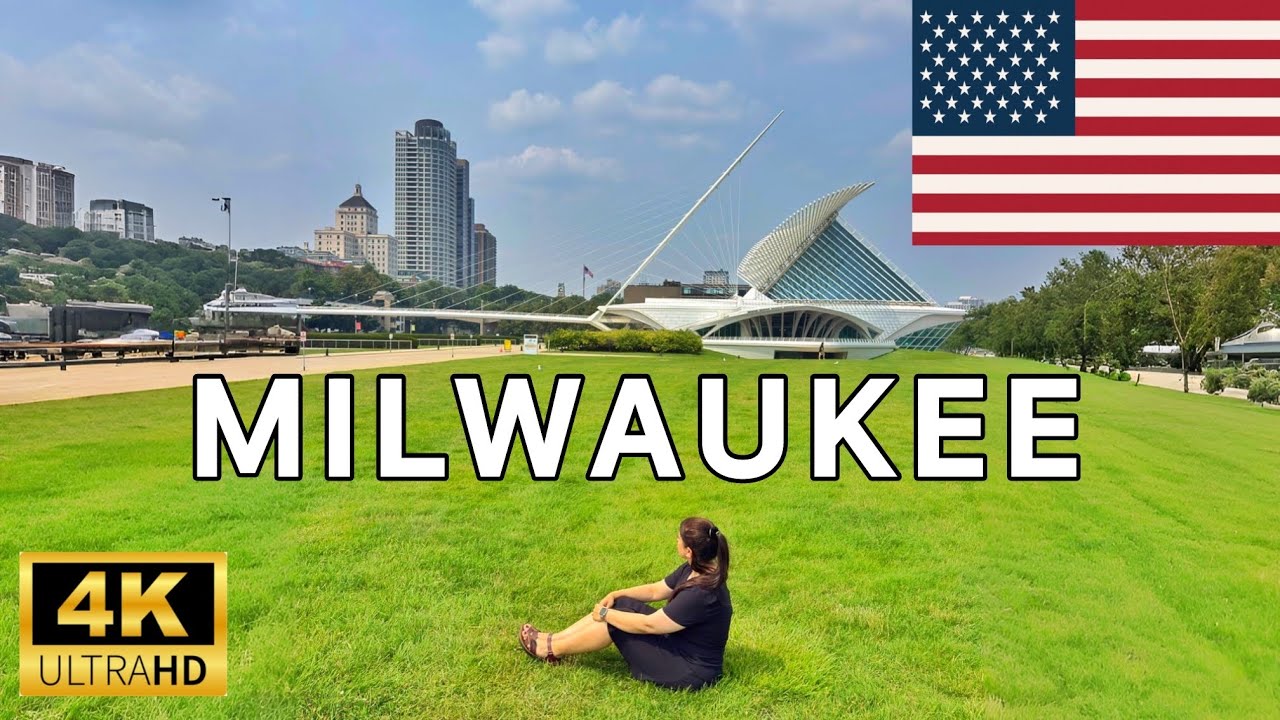 Milwaukee, Wisconsin 🇺🇸 Walking Tour in 4K | No Music, just Real City Sounds