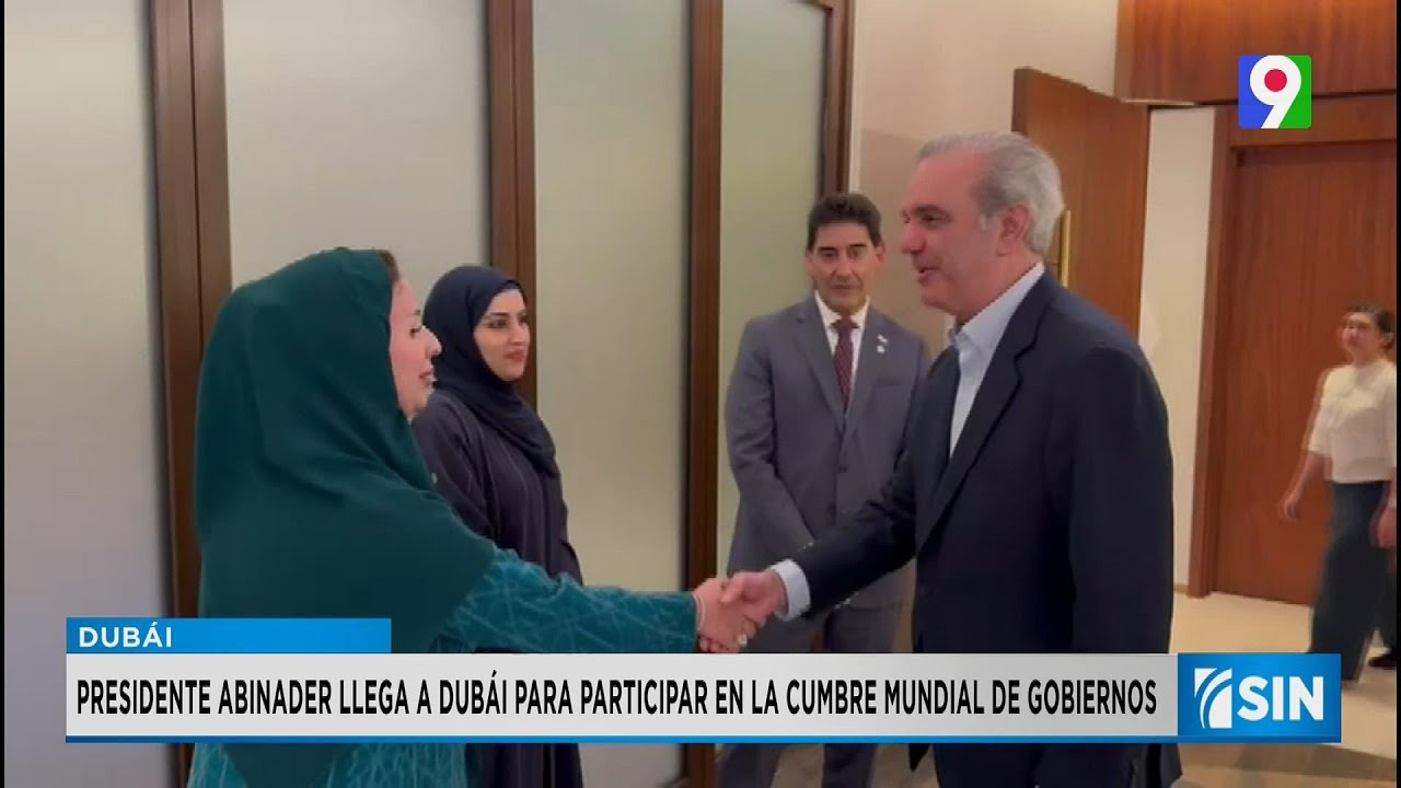 Abinader llega a Dubái para participar en la Cumbre Mundial de Gobiernos 2026| Primera Emisión SIN