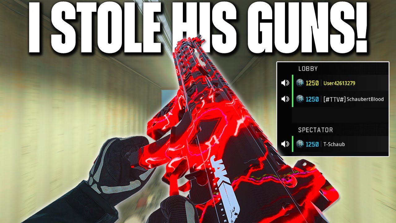 I Used This TTV's Glitched Guns Against Him (1v1)