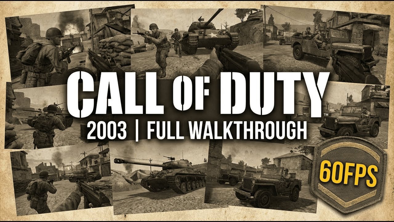 Call of Duty 2003 | Full campaign | 2k 60FPS | NO COMMENTRY #callofduty