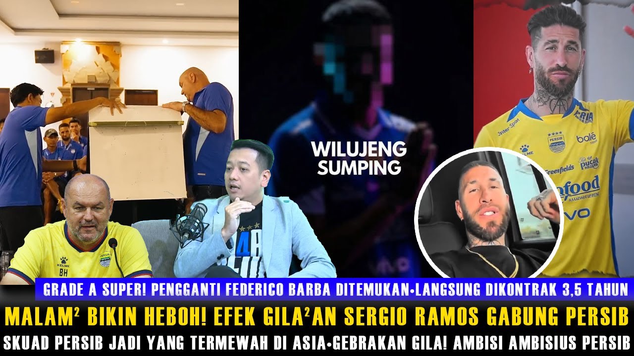 🔵BARU SAJA DIUMUMKAN! SERGIO RAMOS GABUNG🔥BUKTI AMBISI AMBISIUS PERSIB DI ASIA😱HODAK BILANG BEGINI