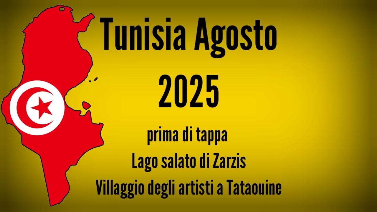 Tunisia Agosto 2025 - prima tappa - Lago salato di Zarzis e Villaggio degli artisti a Tataouine 