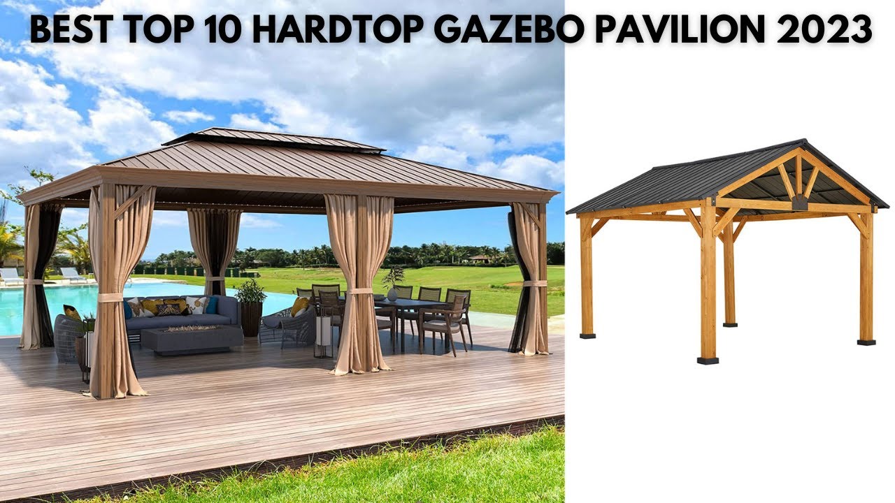 Best Top 10 Hardtop Gazebo Pavilion 2023 | Best Outdoor Hardtop Patio Gazebo Pavilion On Amazon